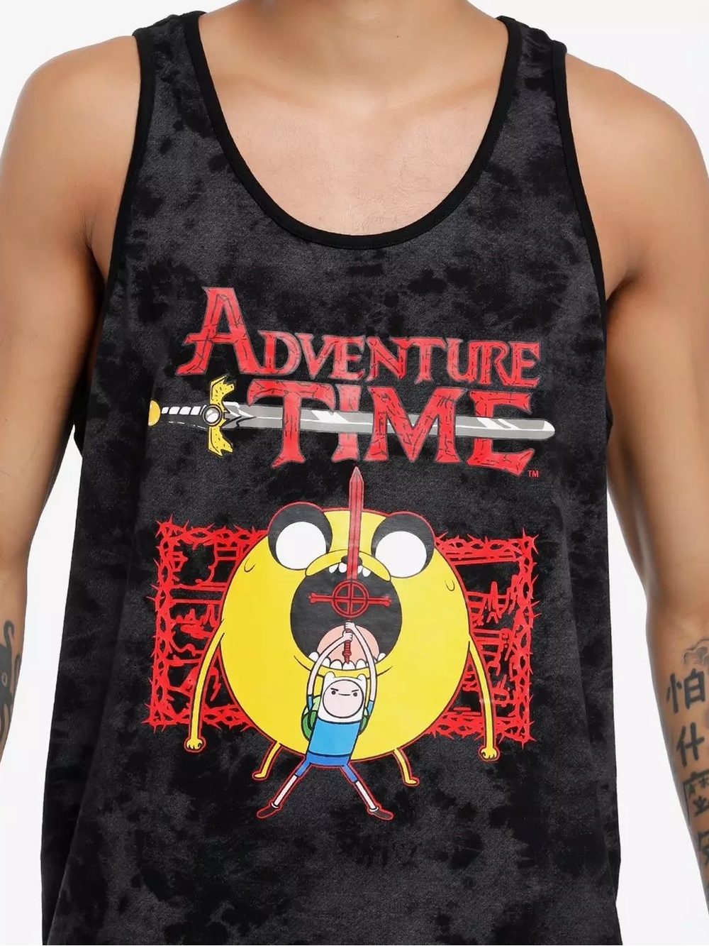 Adventure Time Dark Wash Medium Tank-NWT